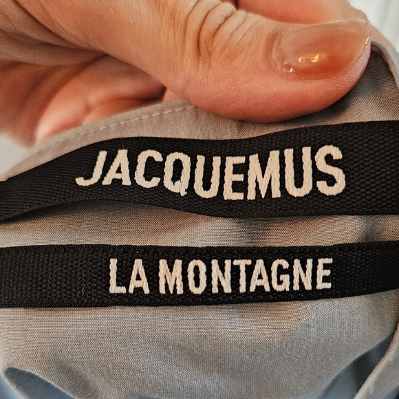 JACQUEMUS Blue Le Montangne 'La Robe Saudade' Minidress - Picture 5 of 6